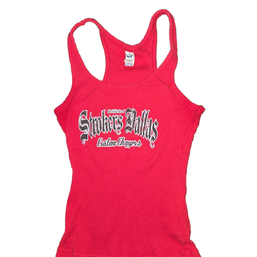 Kavio Women's Bold Red Graphic Tank Top